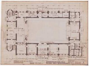 Johannesstift Berlin-Spandau Umbau Festsaal: Erdgeschoss 1:100