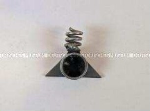 Christbaumschmuck: Eisenschrott (Ring, Feder, Dreieck)