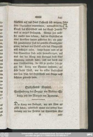 Siebzehntes Kapitel. Verschwörung des Herzogs von Medina-Sidonia und des Marquis von Ayamonte.