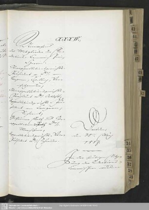 XXXIV., 30. März 1857