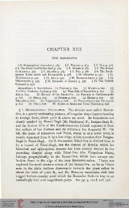 Chapter XIII: The Banaz-Ova