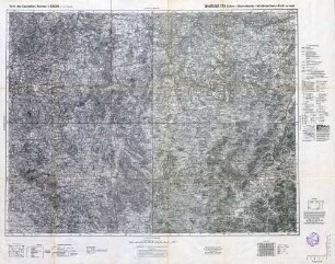Reichskarte: Großblatt 135 Eslarn-Bischofteinitz-Waldmünchen-Furth im Wald
