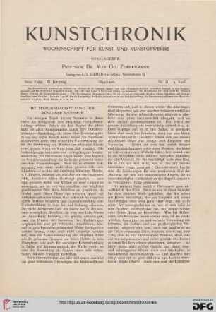 Die Frühjahrsausstellung der Münchner Secession