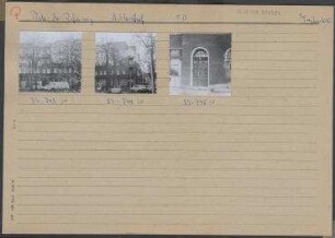 Straßenansichten. Berlin, Treptow, OT Adlershof, Platz der Befreiung 1/Weerthstraße