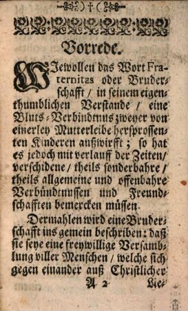 Reglen Und Ablassen, der Uhralten Löblichen Bruderschafft, deß H. Martyrers Sebastiani. So in der Closter Kirchen der PP. Augustinern in Ingolstatt, bey unser Lieben Frauen ob der Schutter, über hundert Jahr verwaltet wird, sambt dem Lebenslauff und Verehrung ernenten heiligen Martyrers