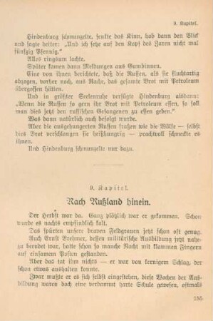 9. Kapitel. Nach Rußland hinein