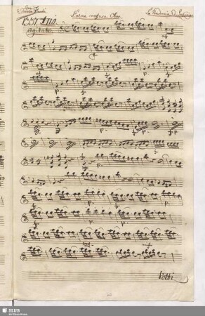 1337. Aria: L'alma confusa / Gazzaniga, G.