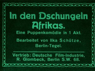 In den Dschungeln Afrikas