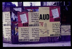 Wahlplakate AUD 26.2.67.