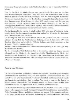 Bauern und Gesinde