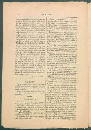 "La hoja"