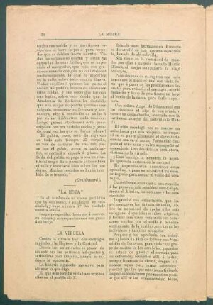 "La hoja"