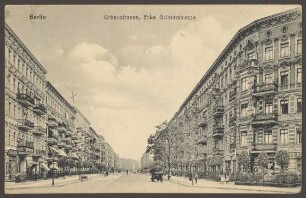 Ansichtskarte "Urbanstrasse, Ecke Grimmstrasse" [1/2]