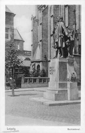 Leipzig: Bachdenkmal