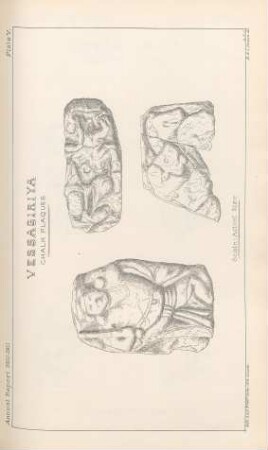 Plate V. Vessagiriya. Chalk plaques