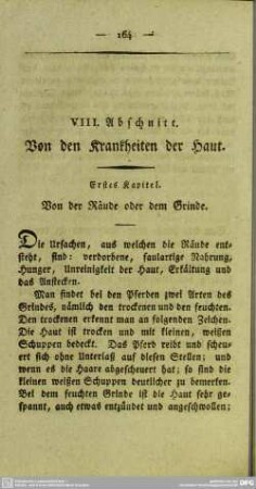 VIII. Abschnitt. Von den Krankheiten der Haut