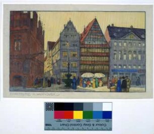 Der Marktplatz in Hannover