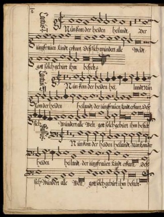 1. Nun kom der Heiden Heilandt