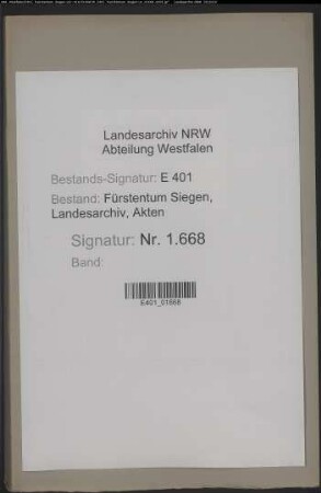 Angelegenheiten der Eingesessenen der Gemeinde Salchendorf