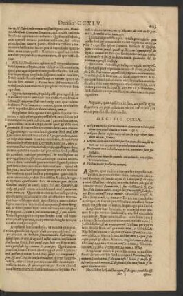 Decisio CCXLV.