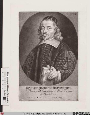 Bildnis Johann Heinrich Hottinger