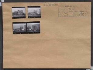 Straßenansichten. Berlin, Mitte, Karl-Marx-Allee (1949-1961 Stalinallee)