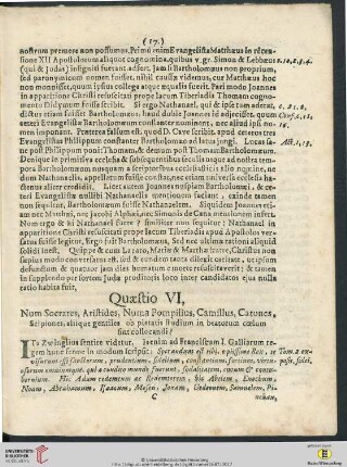 Quaestio VI
