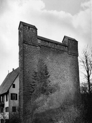 Altensteig Kreis Calw-Berneck. Oberes Schloss (1246/1555 und 1846/1847)