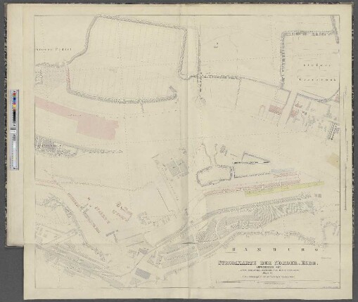 Blatt VI. : Grosse Feddel. Kleiner Grasbrook. Baakenwärder. Hamburg.