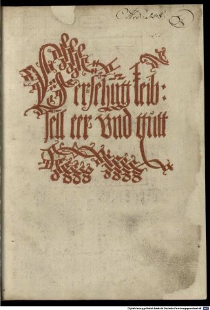 Versehung Leib, Sell, eer und gut durch geistlich und leibliche Arzneien