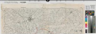 Nordlünen (Lünen) - Werne (Werne ) bzw. Lüdinghausen (Lüdinghausen) Entfernungen (1894) 1925 1 : 25 000 91 x 93 Einzeichnungen in Meßtischblatt Oberlandesgericht Hamm Nr. 748