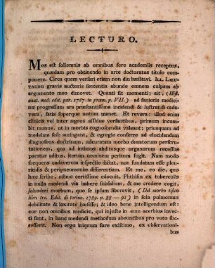 Observationes medicae de vasorum sanguiferorum inflammatione