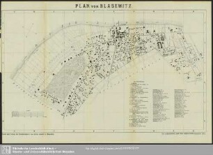 Karte : Situationsplan von Blasewitz