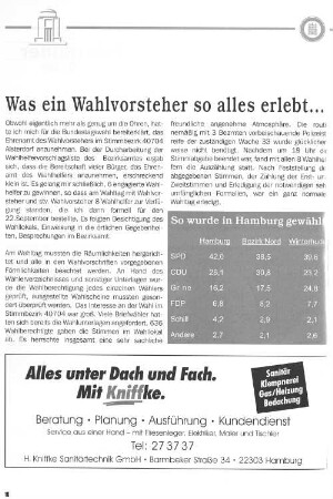 Was ein Wahlvorsteher so alles erlebt ...