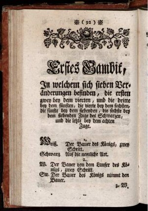 Erstes Gambit