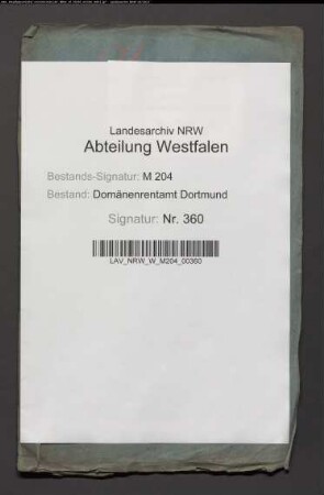 Veräußerung eines Grundstücks in den Wiesengärten in Hörde an Heinrich Pennekamp in Hörde