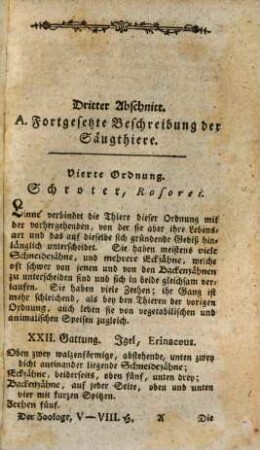 Der Zoologe oder Compendiöse Bibliothek des Wissenswürdigsten aus der Thiergeschichte und allgemeinen Naturkunde, 1,5/8