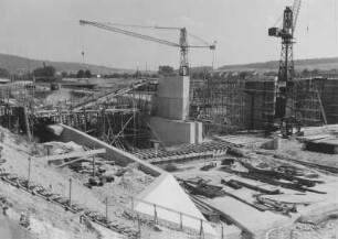 Wehrbaustelle Deizisau/Neckar