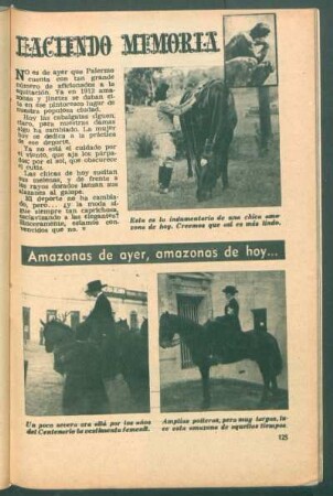Haciendo memoria: Amazonas de ayer, amazonas de hoy ...
