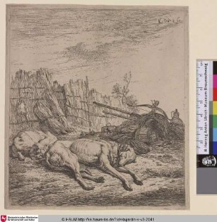 [The Hunting-Dogs; Sleeping Dogs; Les chiens; Jagdhunde; Schlafende Hunde]