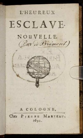 [Partie 1]: L'Heureux Esclave. Nouvelle. [Partie 1]