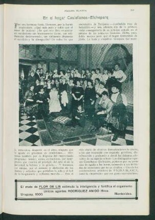 En el hogar Castellanos-Etchepare