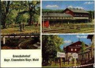 Ansichten des Grenzbahnhofs Bayrisch-Eisenstein im Bayrischen Wald
