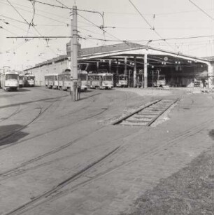 Leipzig, Straßenbahnhof Paunsdorf, Riesaer Str.