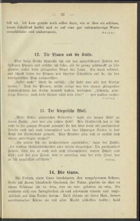 [B. Fabeln, Parabeln, Sprichwörter]