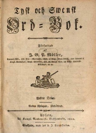 Tysk och svensk Ord-Bok, 2. K - Z