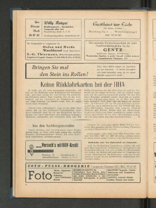 Bringen Sie mal den Stein ins Rollen!