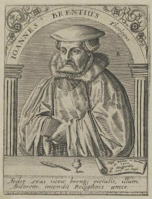 Bildnis des Ioannes Brentius