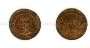 Reuß jüngerer Linie, 1 Pfennig