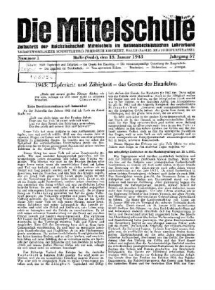 1943: Tapferkeit und Zähigkeit - das Gesetz des Handelns